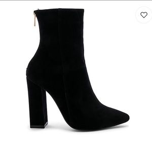 Raye Draper velvet block heel booties 5.5